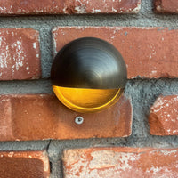 Rein Brown Brass Deck Light Low Voltage Outdoor Lighting