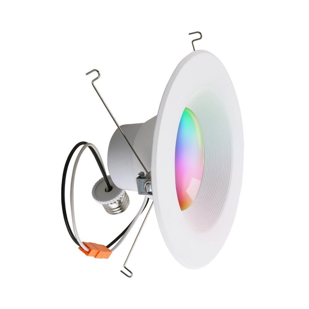 Smart 6" RGB Color Changing LED WiFi Dimmable Commercial Recessed Downlight.