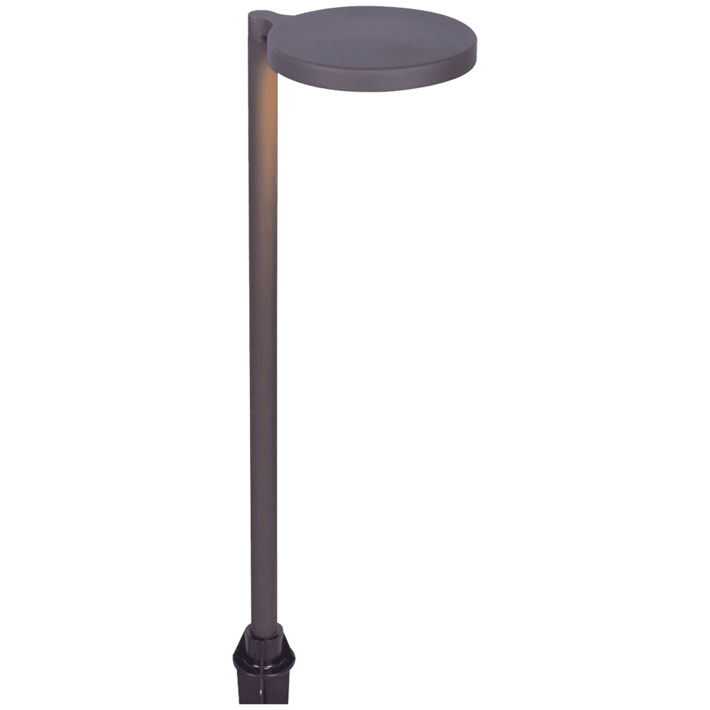 LP001 12V 4W LED Shallow Shade Mid Century Circle Top Bollard Path Light.