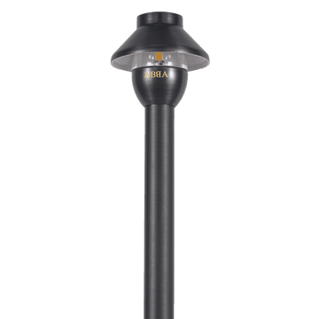 PLB01 12V G4 Snub Low Voltage Heavy Duty Cast Brass Outdoor LED Path Light - Kings Outdoor Lighting