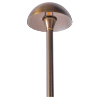 PLB08 Brass LED Globe Low Voltage Pathway Outdoor Landscape Lighting Fixture