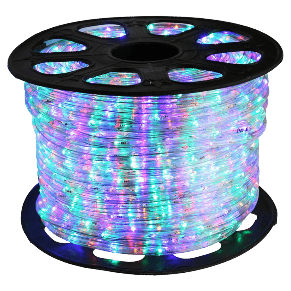 RL100 LED Low Voltage Rope Lights 50 FT Outdoor IP65 3000K, 5000K, Multi Color RGB, Pink, Purple, Red, Yellow, Blue, Green.