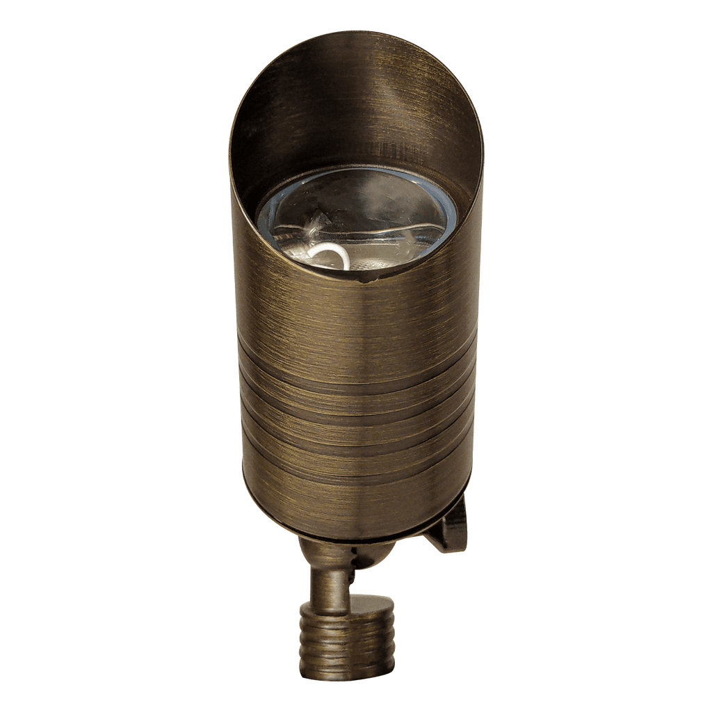 SPB09 Low Voltage Outdoor Brass Spotlight Kings Outdoor Lighting
