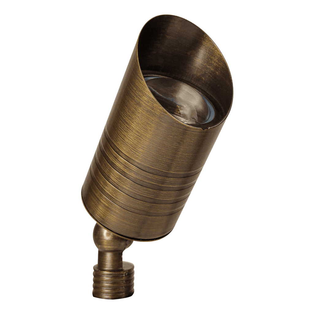 SPB09 Low Voltage Outdoor Brass Spotlight Kings Outdoor Lighting