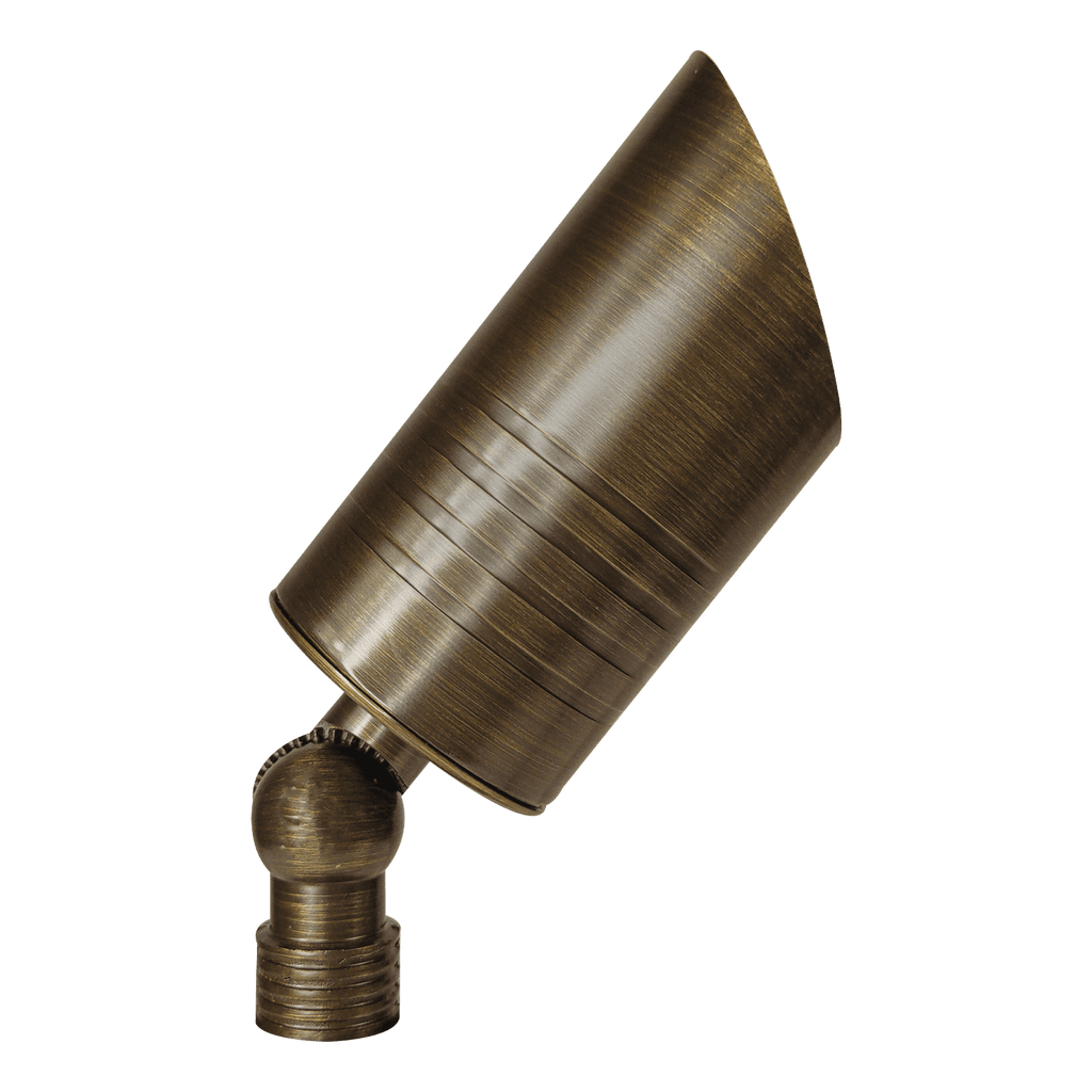 SPB09 Low Voltage Outdoor Brass Spotlight Kings Outdoor Lighting