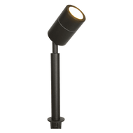 SPS02 Proyector LED de acero inoxidable de bajo voltaje Ajustable hacia arriba Accesorios de iluminación - Negro / Ninguna