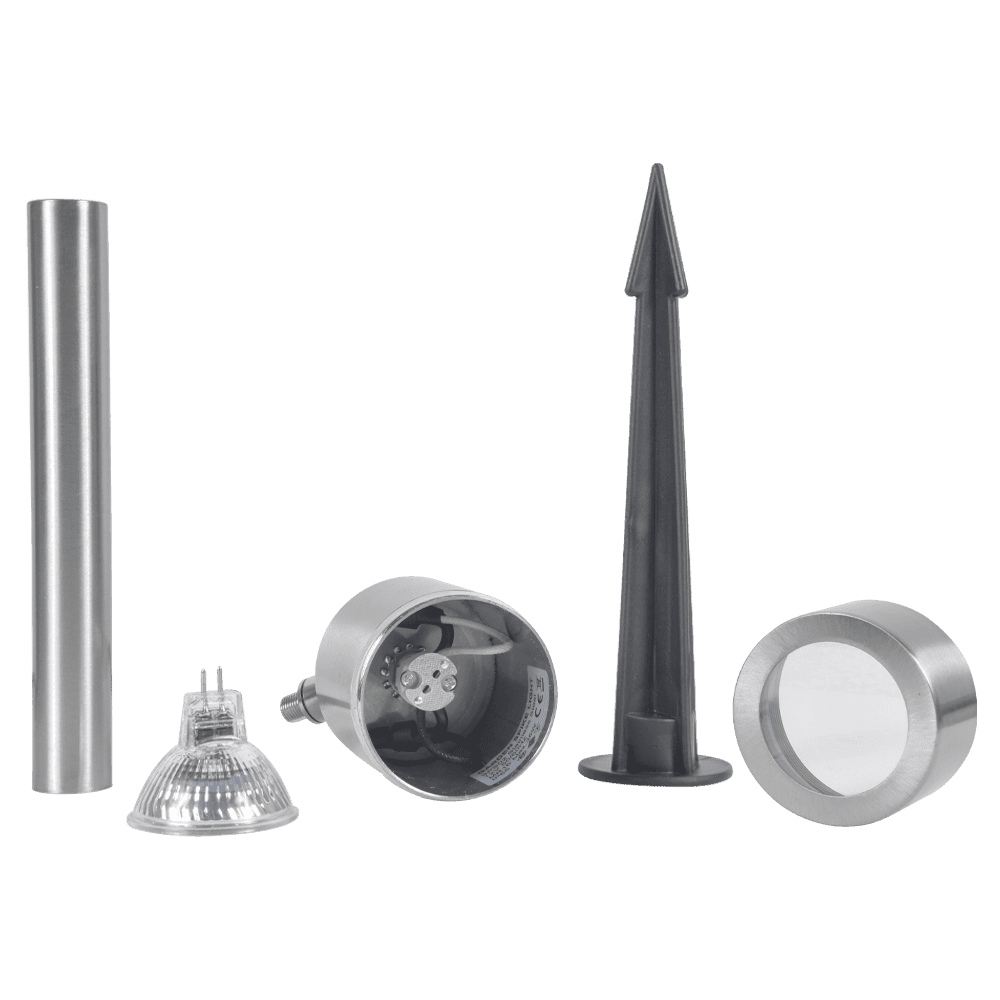 SPS02 Low Voltage LED Stainless Steel Spotlight Adjustable Up Lighting Fixtures - Kings Outdoor Lighting