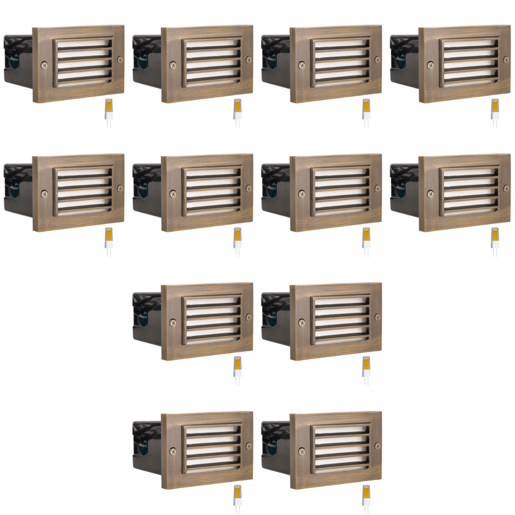 Natural Brass 12 Pack