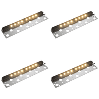 STB06 4x/8x/12x Package 3W Low Voltage Retaining Wall Step Lights LED Hardscape Paver Lighting 3000K