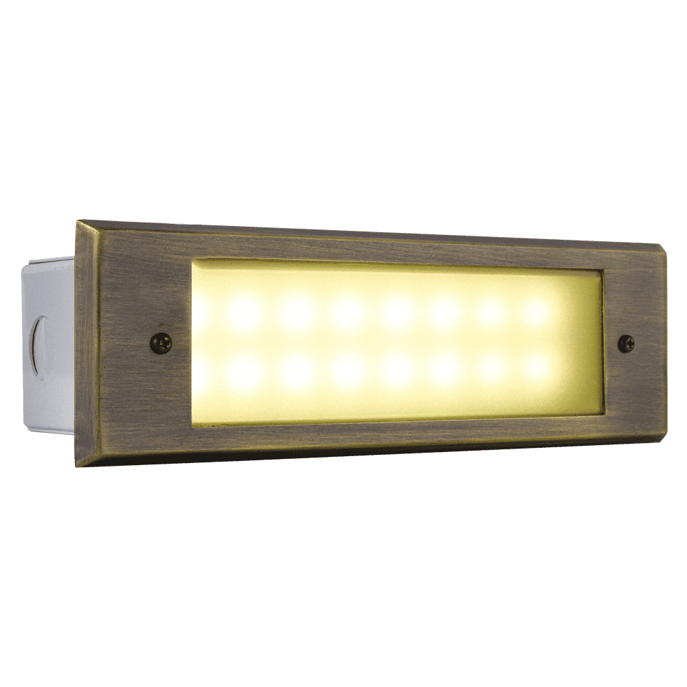 STB10 3W LED Indoor Outdoor Horizontal Step Light Low Voltage Lighting - Kings Outdoor Lighting