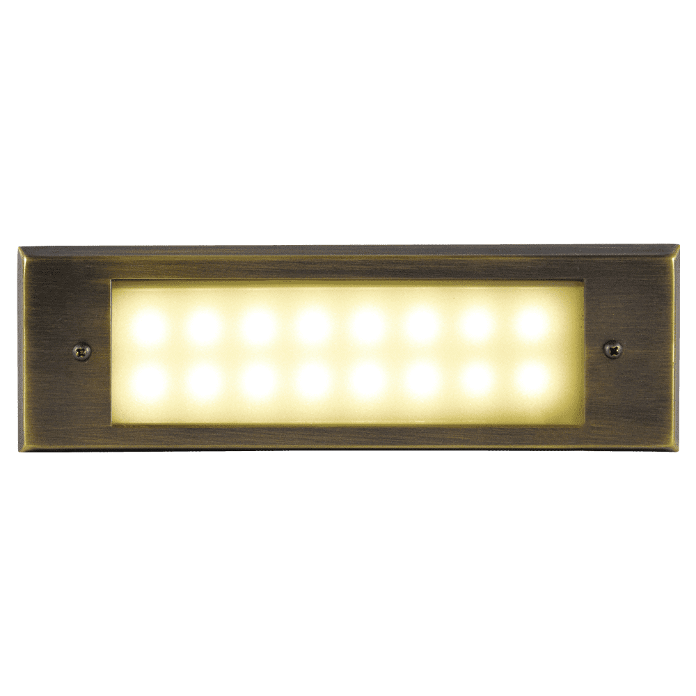 STB10 3W LED Indoor Outdoor Horizontal Step Light Low Voltage Lighting - Kings Outdoor Lighting