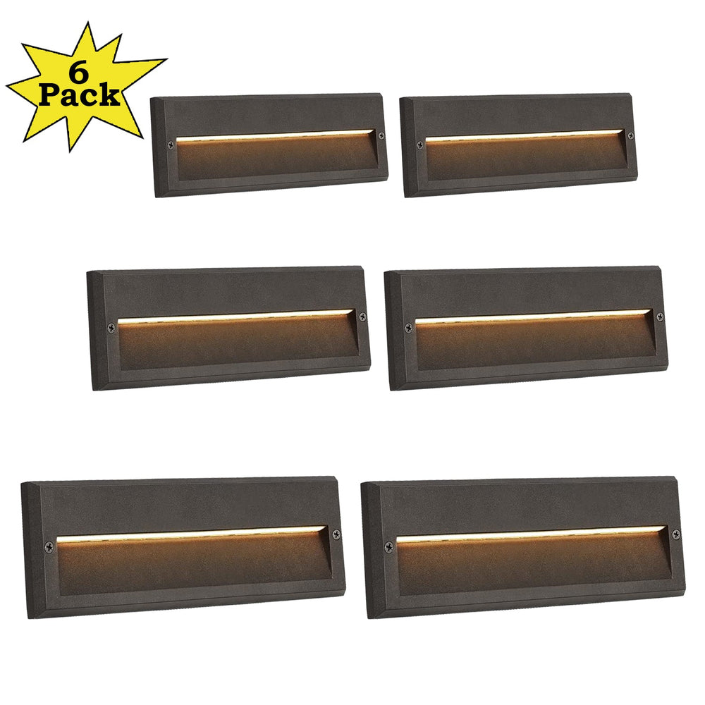 6-Pack of DLA01 Low Voltage Deck Lights  Outdoor Step Lights – Kings Outdoor  Lighting