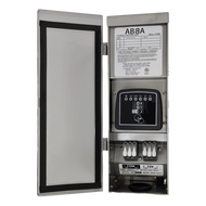 Transformador de bajo voltaje STS150 150W Digital 15V con fotocélula y temporizador IP65