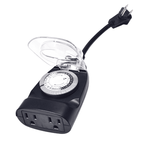 How to use a plug in mechanical timer. Electronic plug-in timer