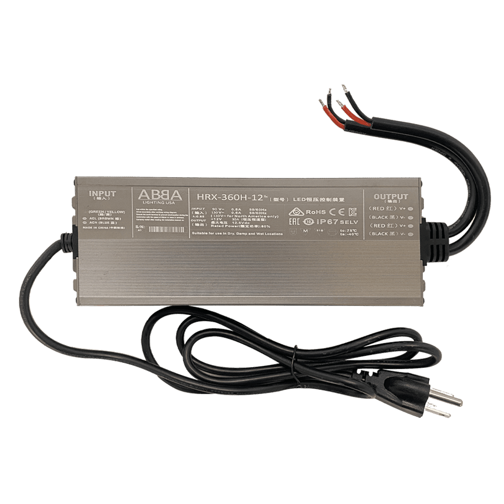 TSD360 DC 360W 12V Low Voltage Transformer IP67 30 Amp - Kings Outdoor Lighting