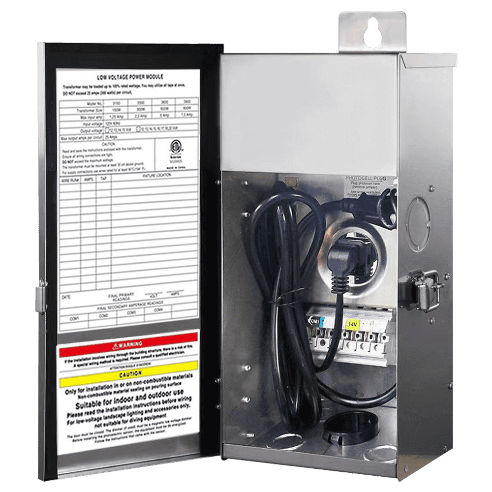 TSR300 300W Multi Tap Low Voltage Manual Transformer IP65 Waterproof - Kings Outdoor Lighting