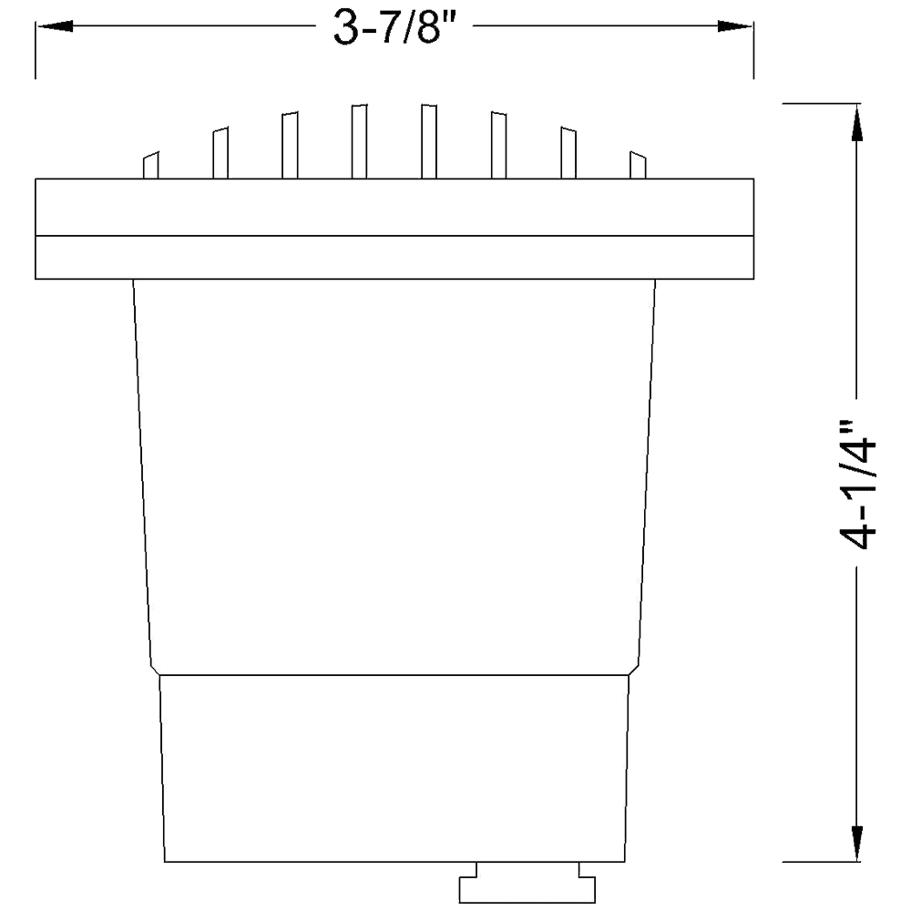 UNA06 Cast Aluminum Low Voltage Round Grill LED In-ground Light IP65 Waterproof.