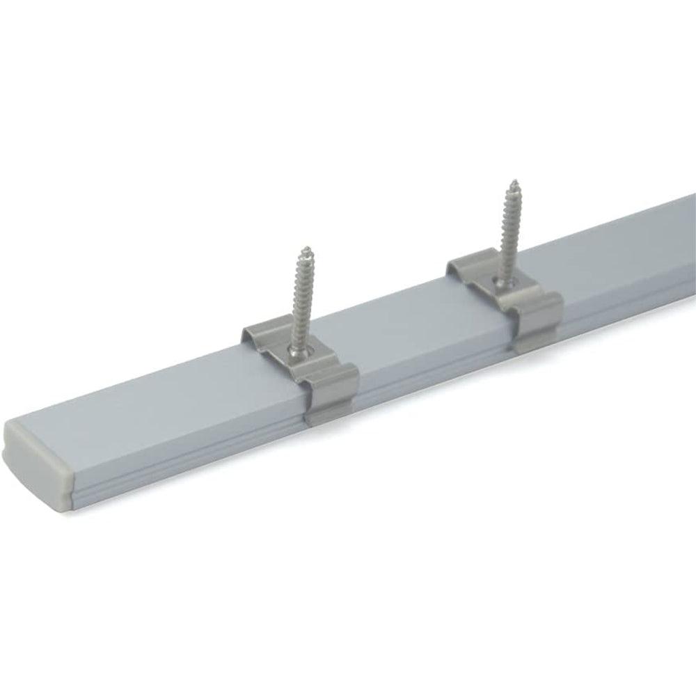 AP44M Rectangular Aluminum Channel 10 Pack LED Strip Light Cover End Caps - Kings Outdoor Lighting