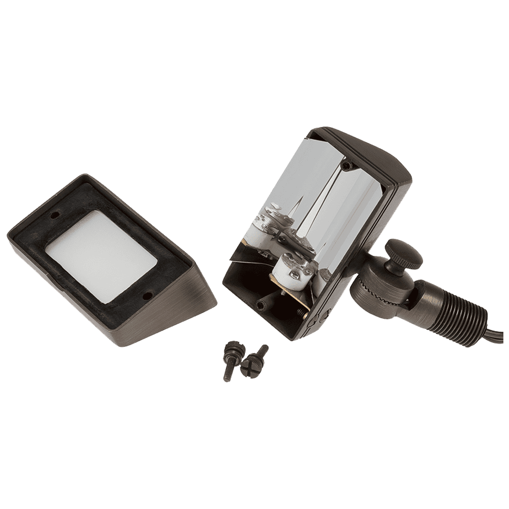 FPB01 Brass Rectangular LED Directional Flood Light Adjustable Lighting.