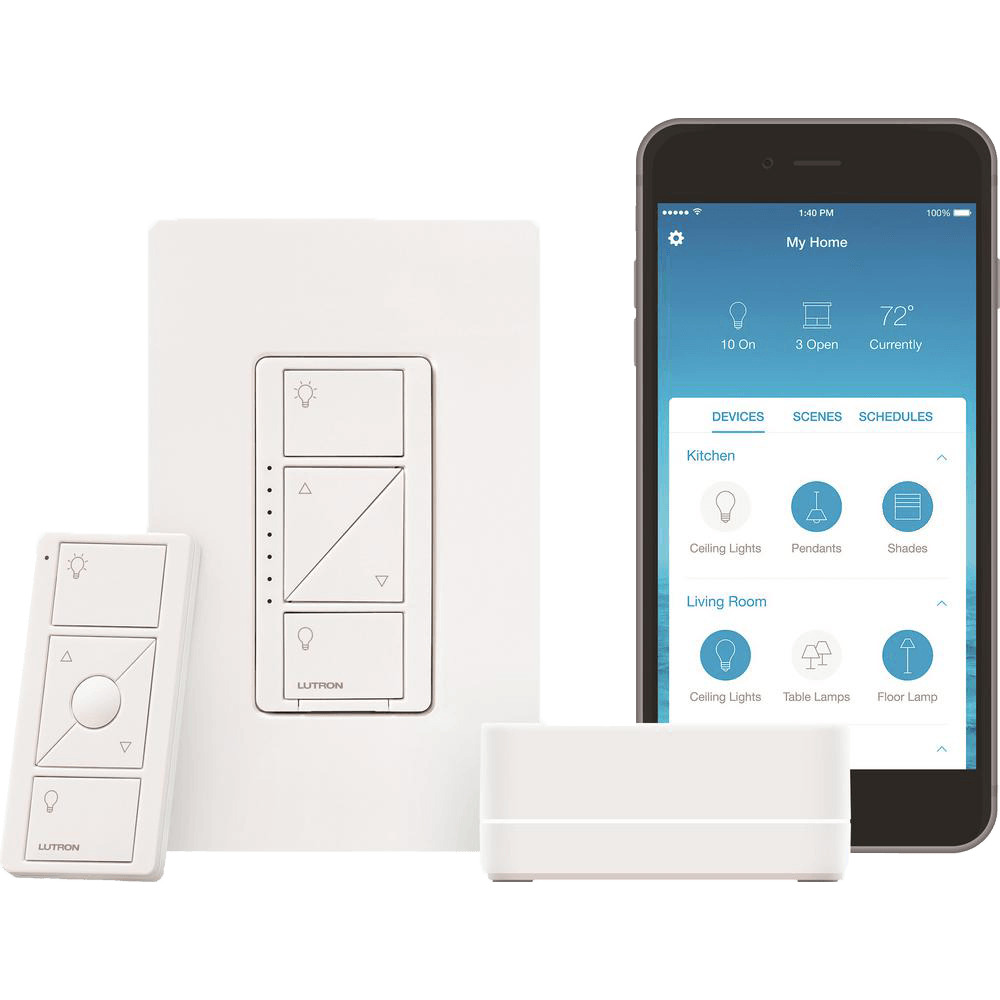 Lutron Caseta Wireless Smart Lighting Dimmer Switch with Smart Bridge –  Kings Outdoor Lighting