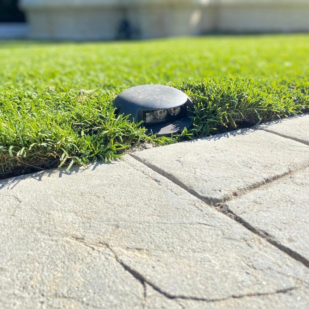 STA05 3W Low Voltage Cast Aluminum Round Surface Mount LED Step or Deck Light - Kings Outdoor Lighting