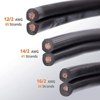 12/2 Low Voltage Landscape Lighting Wire Copper Conductor Cable - Kings Outdoor Lighting